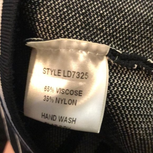 LUNA Black & White Halter Bodycon Dress - Picture 7 of 10